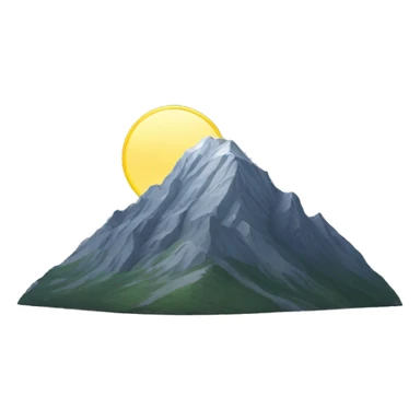 Mountain sticker