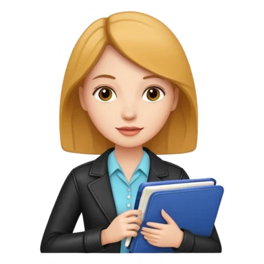 woman with planner sticker