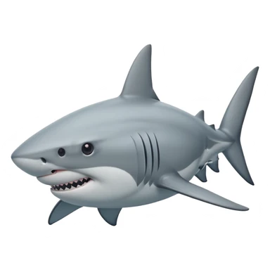 Bull shark sticker