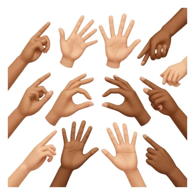 Sign language  sticker
