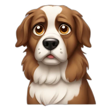 Grumpy Aussie dog sticker