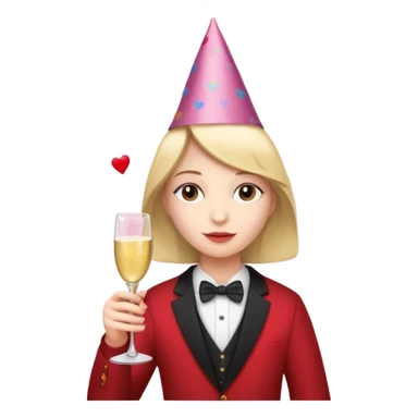 Alone in the Valentine's day sticker