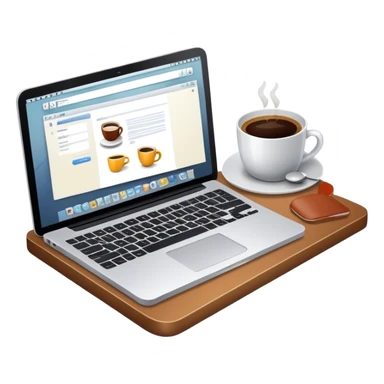 cozy work desk sticker