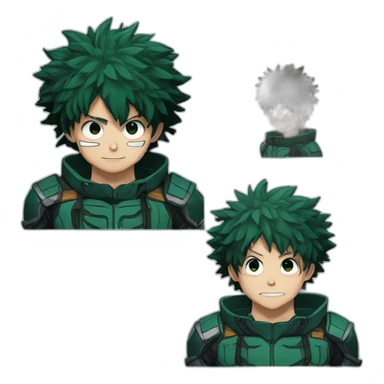 Dark deku My hero academia sticker