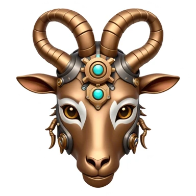 Mechanical Goat God sticker