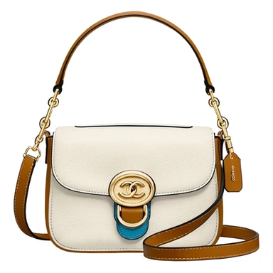 make a coach bag with the logo make it a terry mini crossbody bag sticker