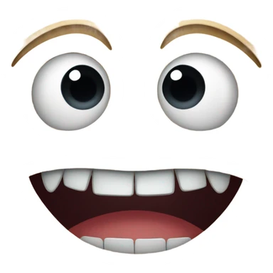 Freaky smile sticker