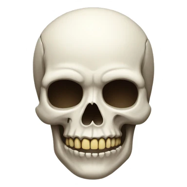 Skull wearing dres sticker
