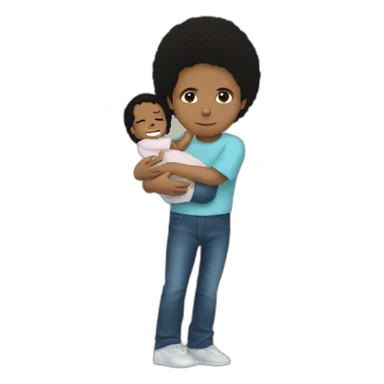 michael jackson putting a child to sleep sticker