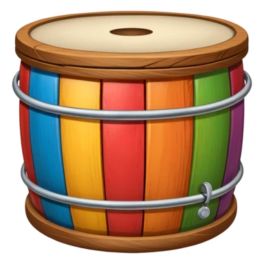 play colorful tambor sticker
