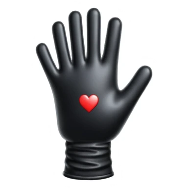 goth velvet glove sticker