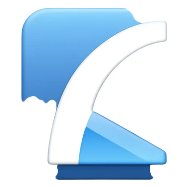 White line that is turning up no thats blue you stupid idiot sticker