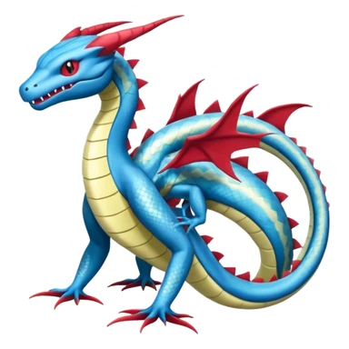Salamence-Salandit-Gyarados-Dratini-Flygon-Dragonair-fusion-hybrid-creature  sticker