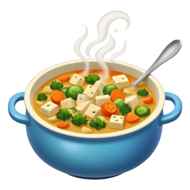 yummy soup in bowl sticker