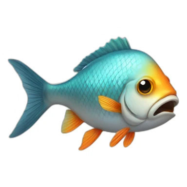 A fish that fights sticker