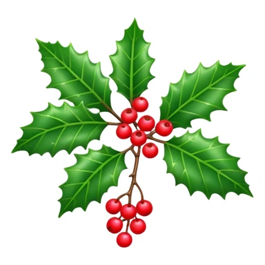 holly plant sticker