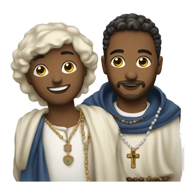 Marc and Rosary sticker