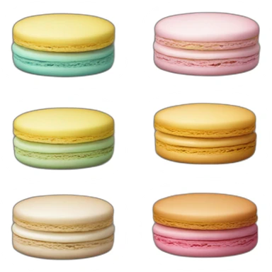 Gâteau macaron sticker