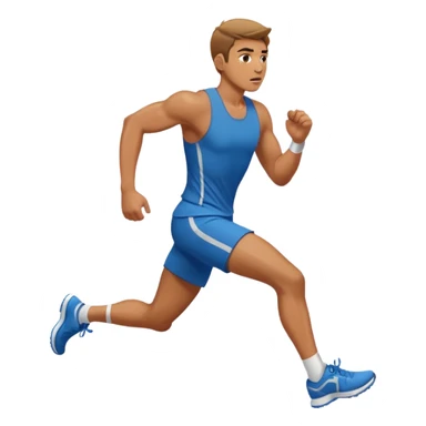 Man trying to catch up to car sticker