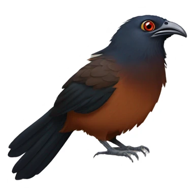 Greater coucal sticker