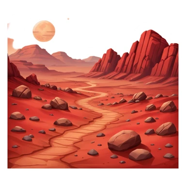 Mars only  sticker