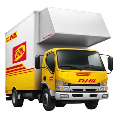 DHL truck sticker