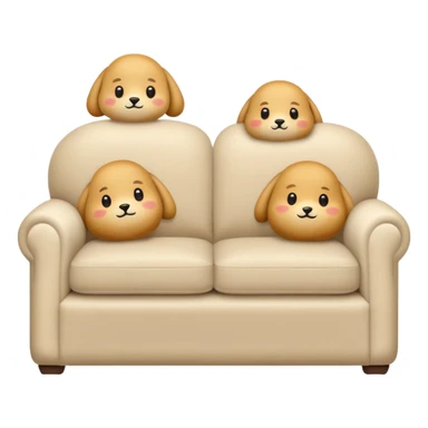 cozy sofa sticker