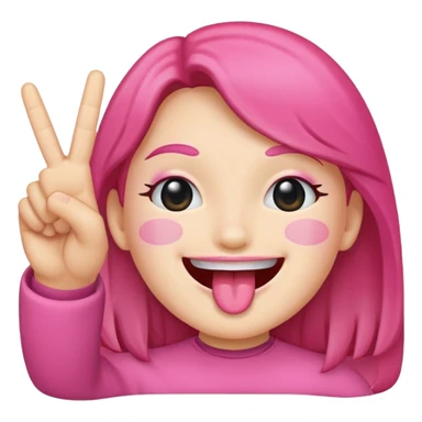 not like this. 🤘 flip this emoji and put it in front of the mouth sticker