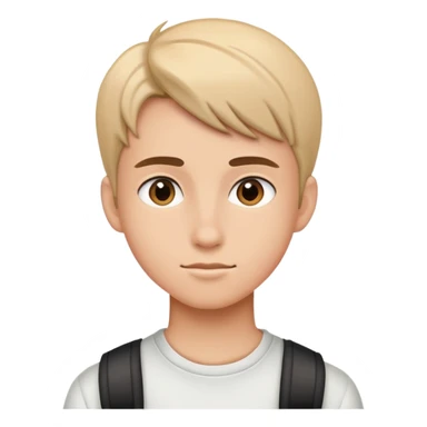 memoje estudante de perfil sticker