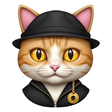 cat gangsta sticker