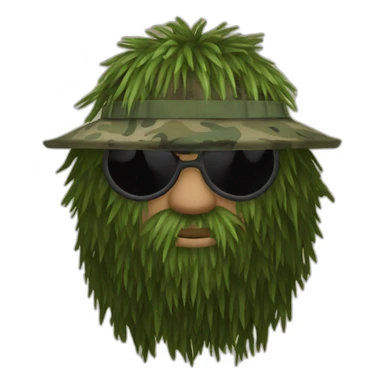 Ghillie sniper sticker