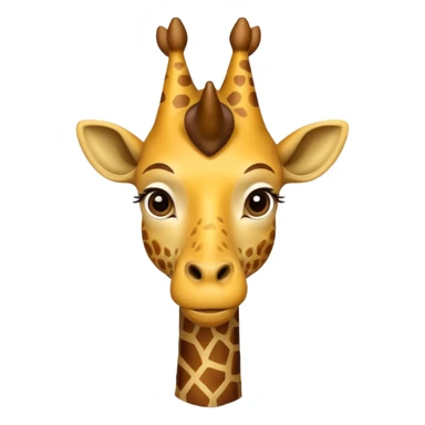 king giraffe sticker