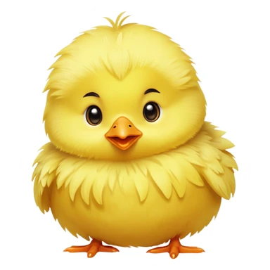 Little cute chick sticker
