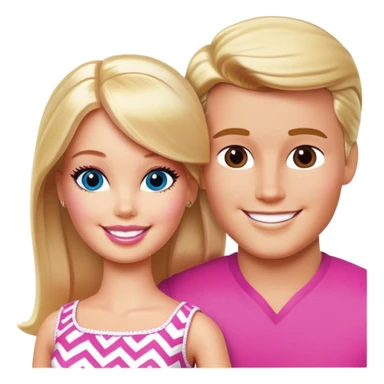 Barbie ken ken sticker