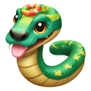 snake cute chinese new year sticker