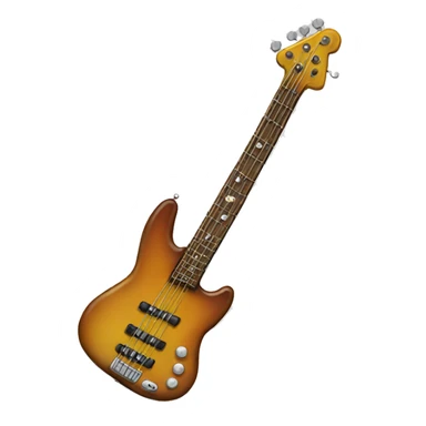  bass guitar sticker
