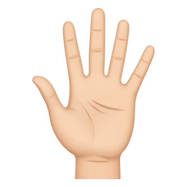 hello waving hand for SMS text sticker