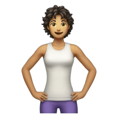 avispa musculosa sticker