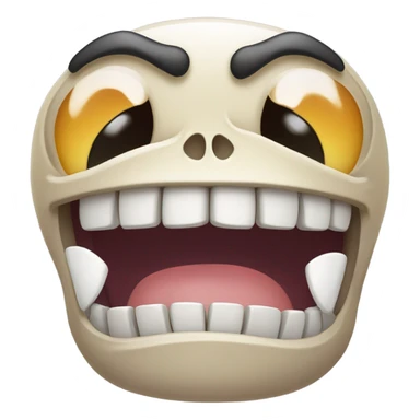 laughing skull emoji sticker