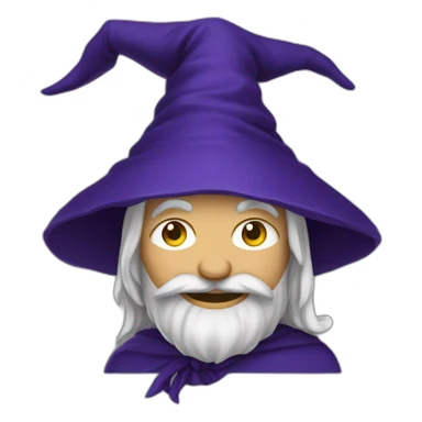 Sorcière sur un balais sticker