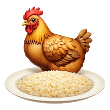 Heihei-Chicken from Viana with rice sticker