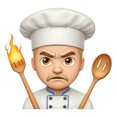 Angry chef  sticker