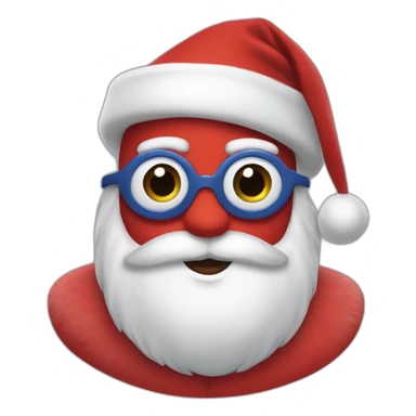 finding dory wearing santa suit sticker