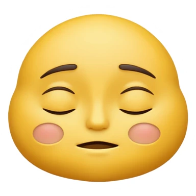 A sleepy emojie  sticker