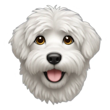 bishon frize sticker