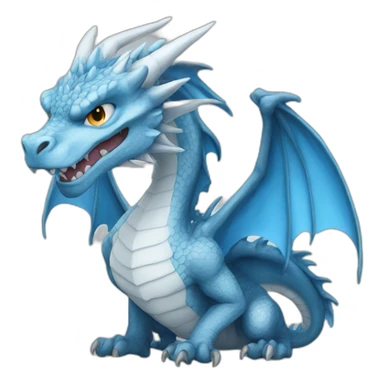 blue-eyes-white-dragon sticker