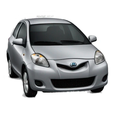Yaris 2009 gray sticker