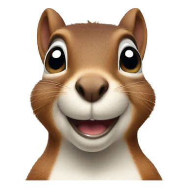 Squirrel giving sideeye sticker