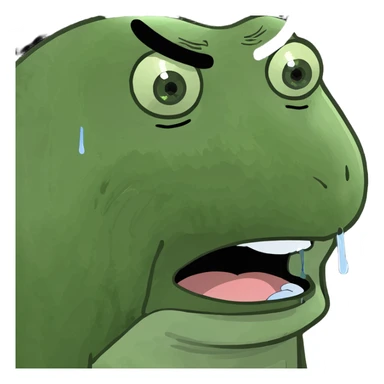 Girl strangling herself and crying sticker