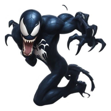 Venom from spider man sticker